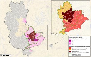 Carte Deploiement Fibre Optique Lyon