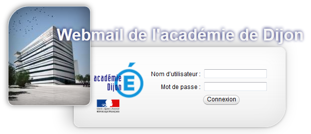 Webmail de l'académie de Dijon